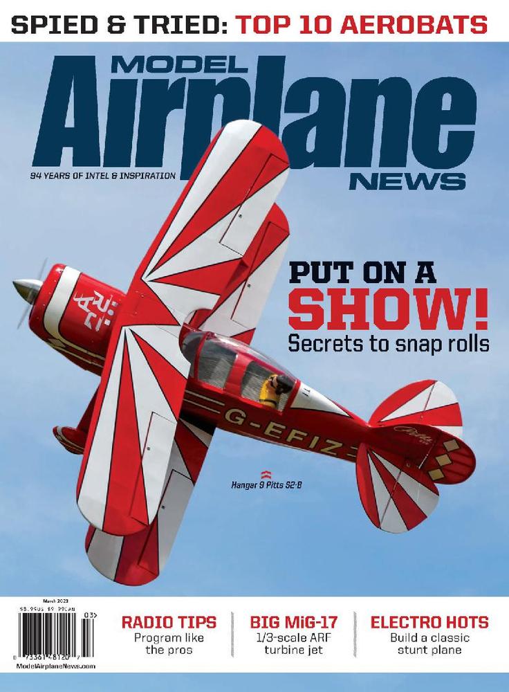 Model-Airplane-News March 01, 2023 Issue Cover