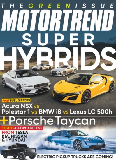 Motor Trend April 01, 2020 Issue Cover