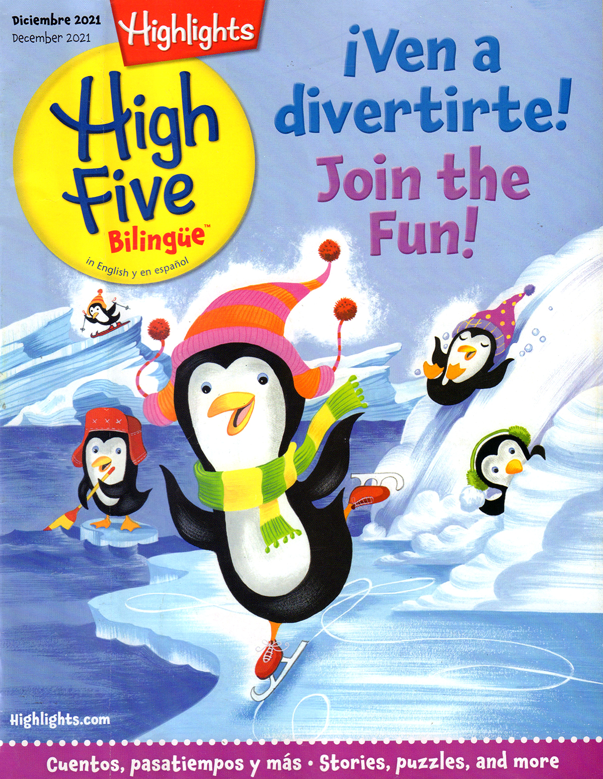 Highlights-High-Five-Bilingue December 01, 2021 Issue Cover