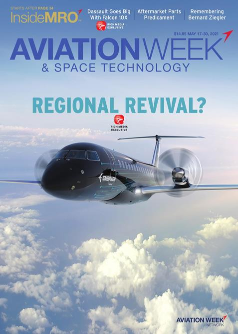 Aviation-Week-and-Space-Technology May 17, 2021 Issue Cover