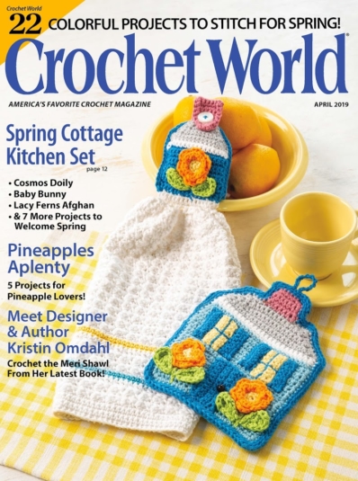Crochet World April 01, 2019 Issue Cover