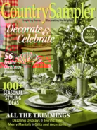 Country-Sampler November 01, 2019 Issue Cover