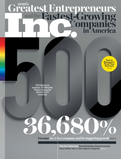Inc. Magazine September 01, 2019 Issue Cover