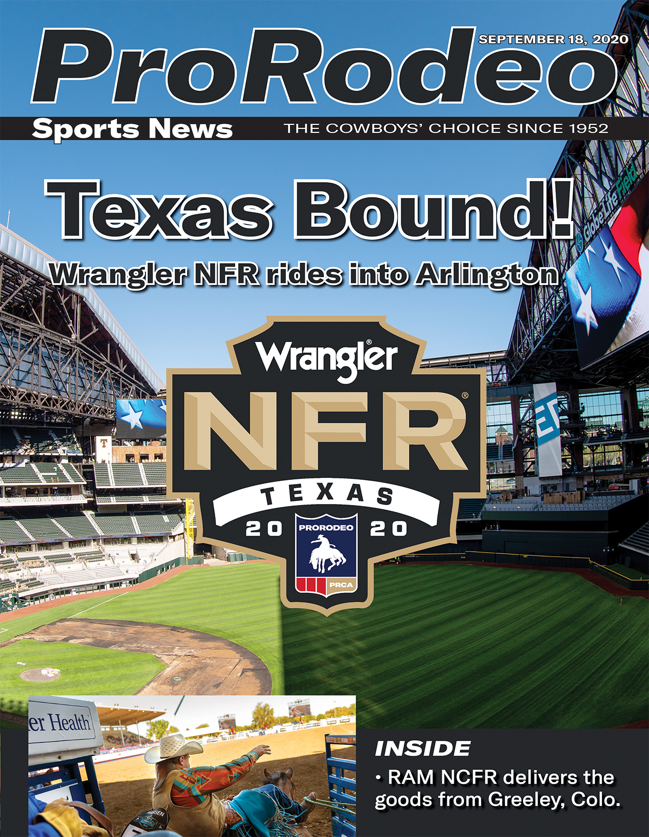 Pro-Rodeo-Sports-News September 18, 2020 Issue Cover