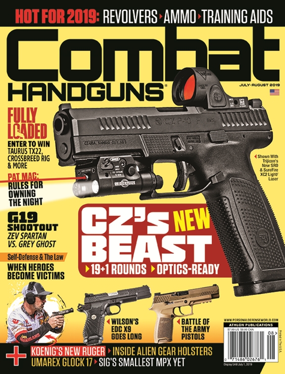 Combat-Handguns July 01, 2019 Issue Cover