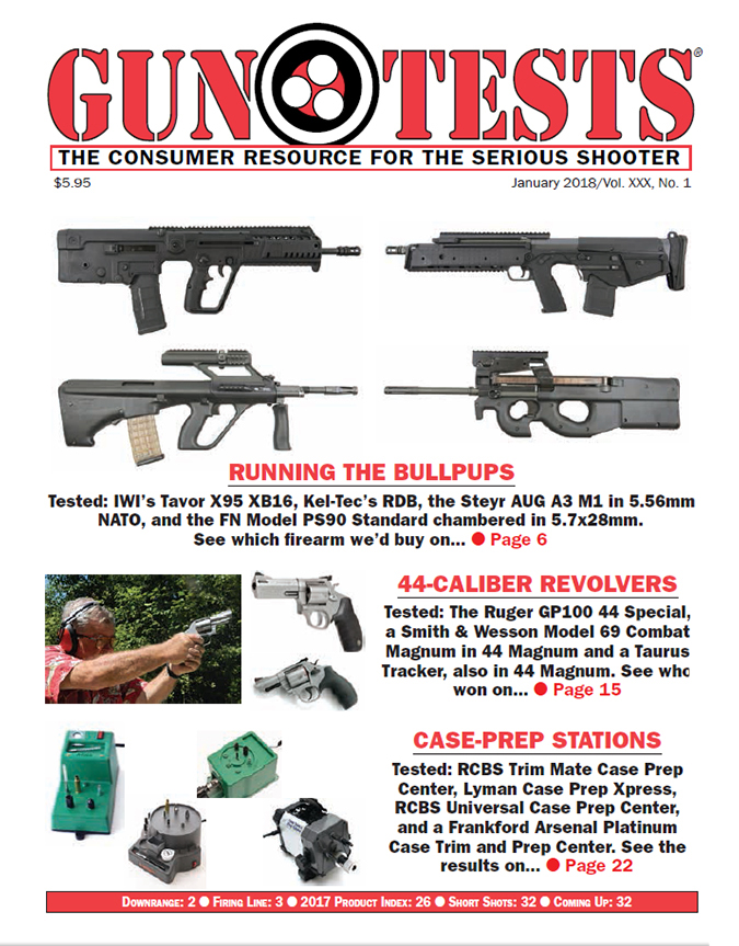 Gun-Tests January 01, 2018 Issue Cover