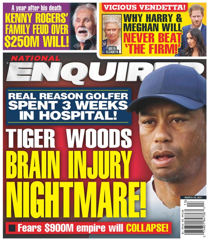 national-enquirer March 29, 2021 Issue Cover