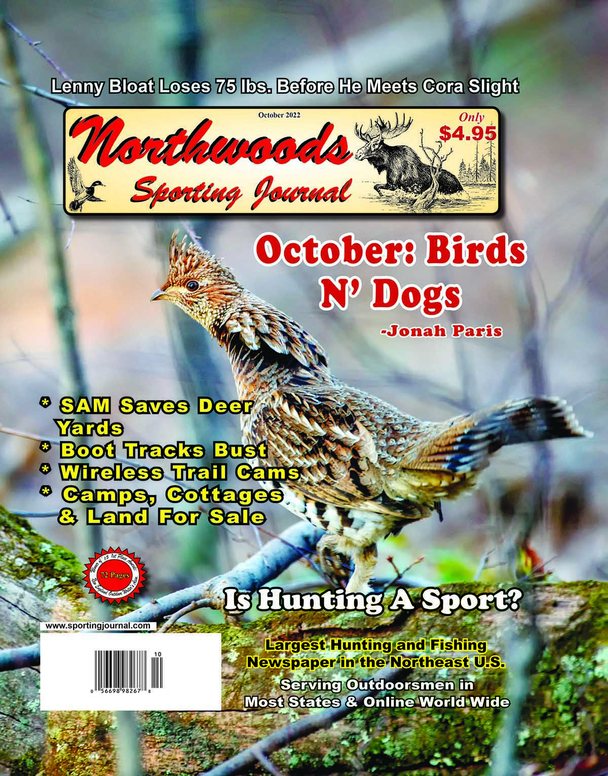Northwoods-Sporting-Journal October 01, 2022 Issue Cover