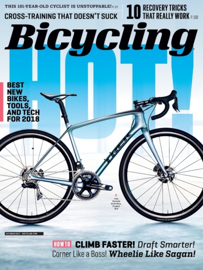 Bicycling October 01, 2017 Issue Cover