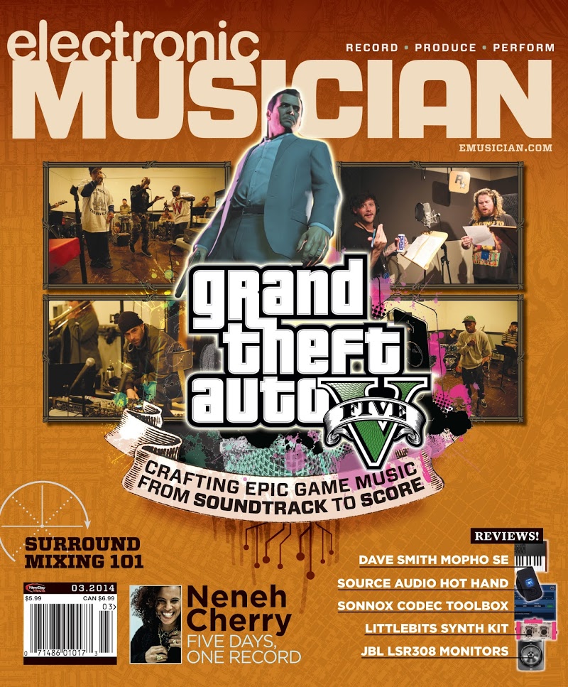 Electronic-Musician March 01, 2014 Issue Cover