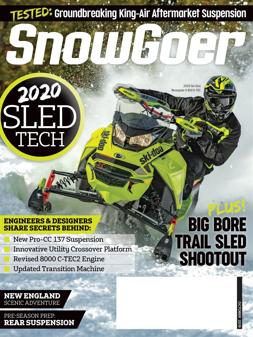 Snow-Goer October 01, 2019 Issue Cover