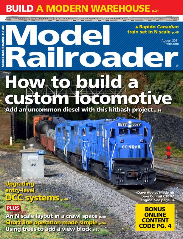 model-railroader August 01, 2021 Issue Cover