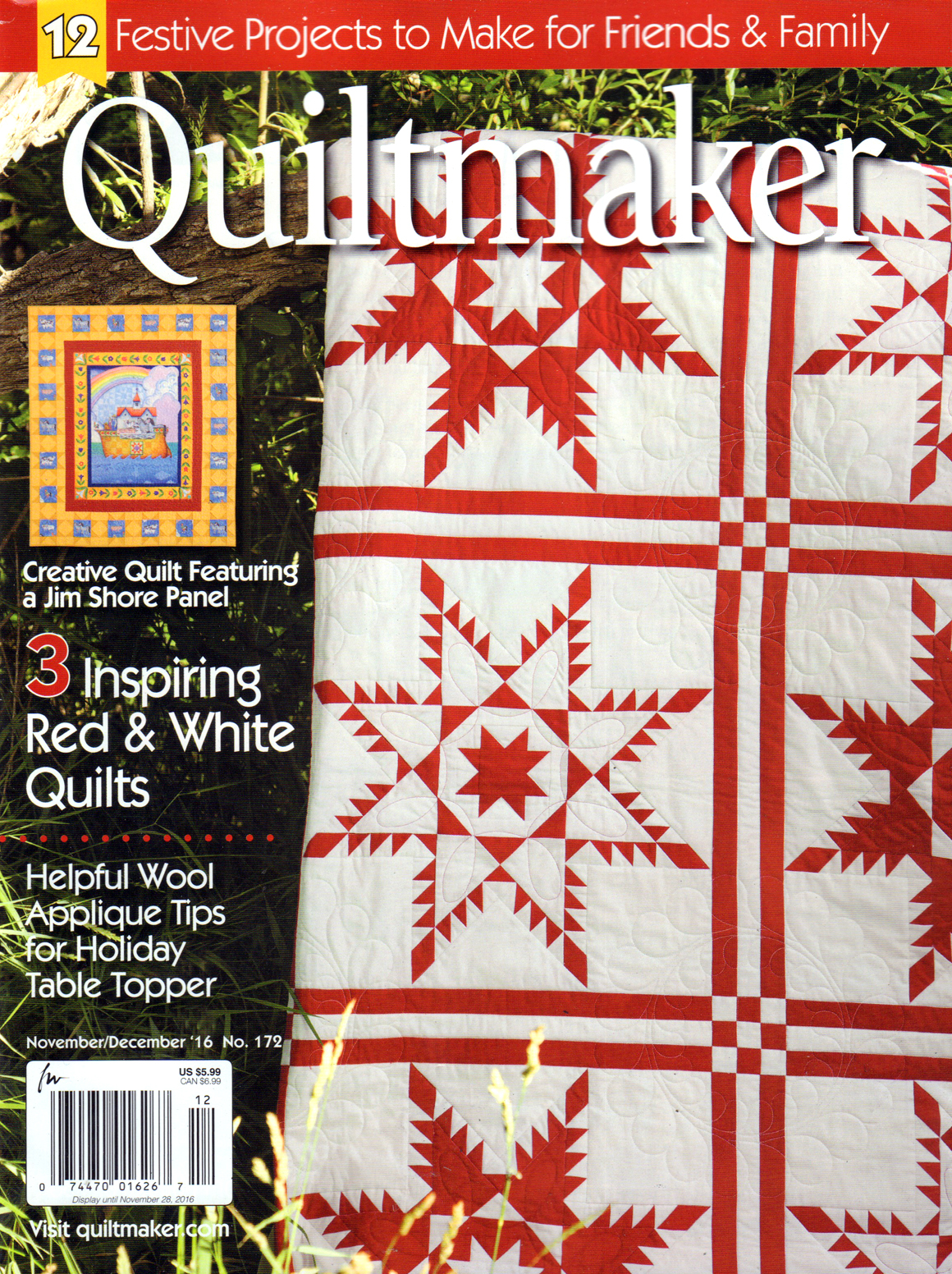 Quiltmaker November 01, 2016 Issue Cover