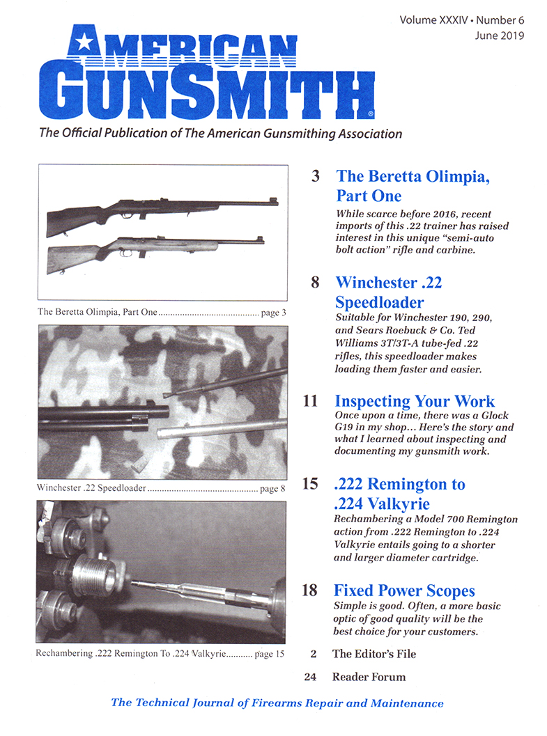 American-Gunsmith June 01, 2019 Issue Cover