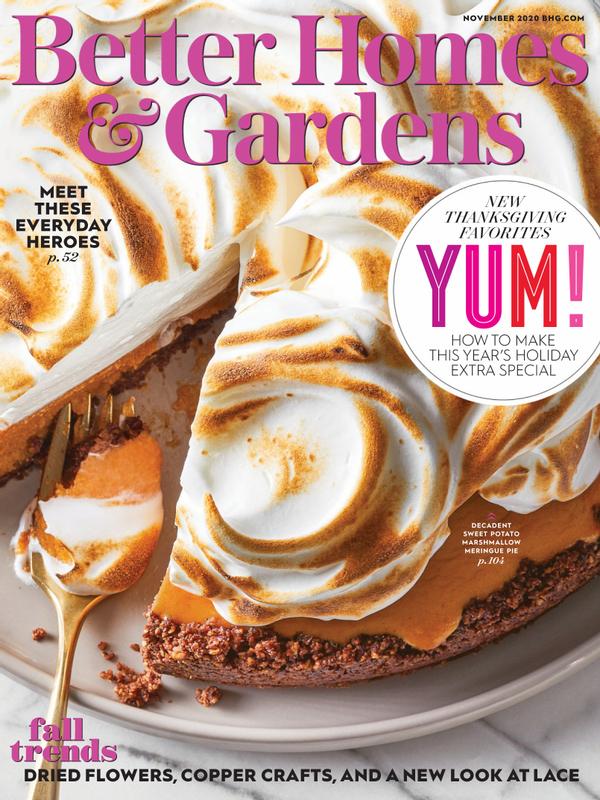 Better-Homes-and-Gardens November 01, 2020 Issue Cover