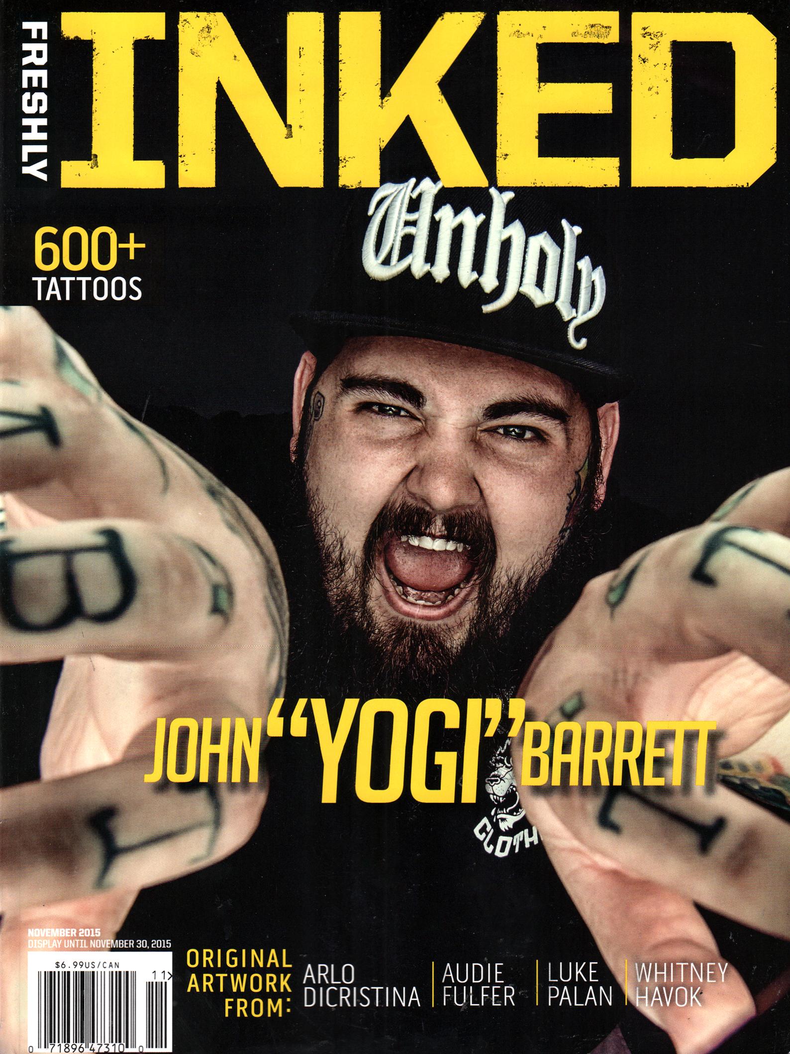 Freshly-INKED November 01, 2015 Issue Cover