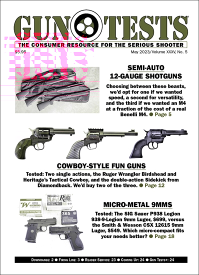 Gun Tests May 01, 2023 Issue Cover