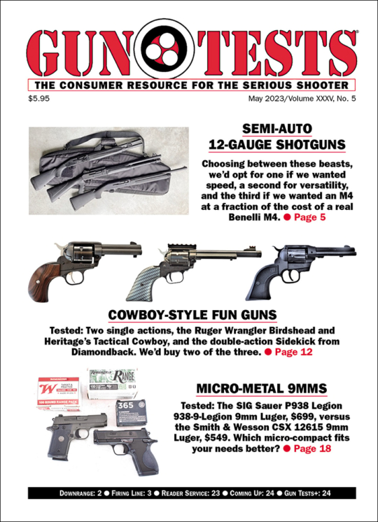 Gun Tests May 01, 2023 Issue Cover