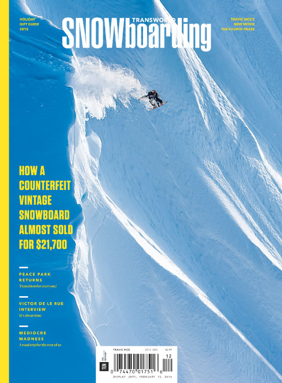 Transworld-SNOWboarding December 01, 2015 Issue Cover