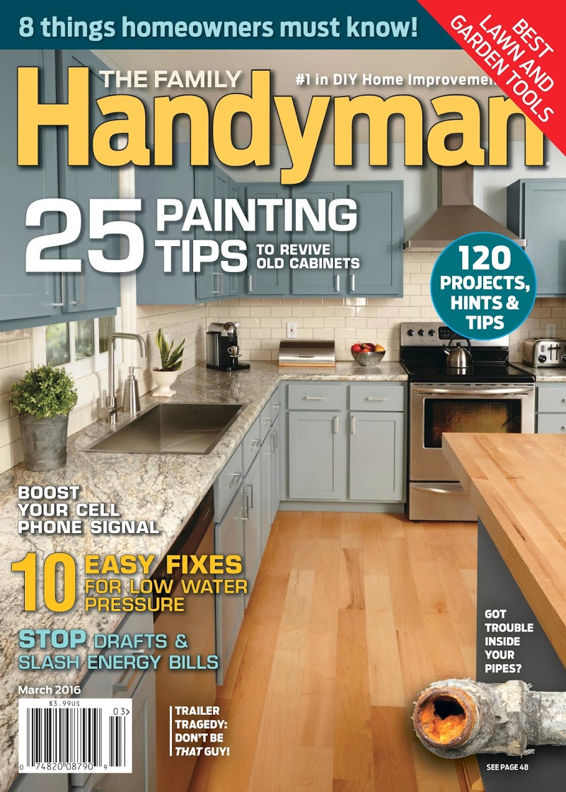 The-Family-Handyman March 01, 2016 Issue Cover