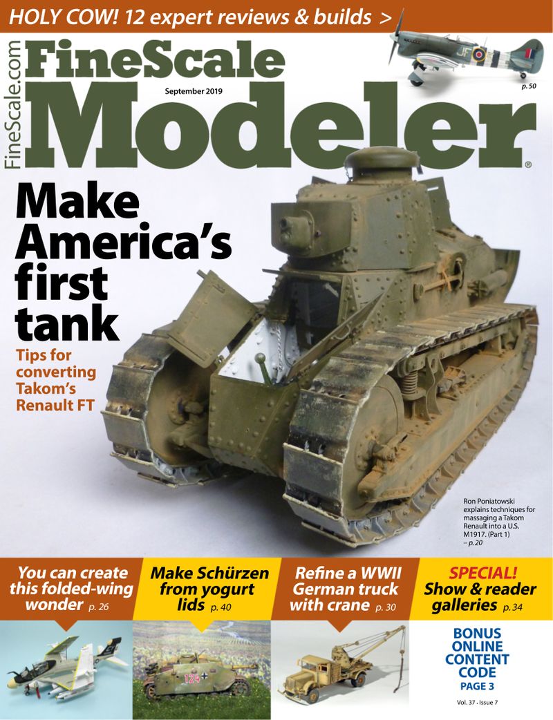 Finescale-Modeler September 01, 2019 Issue Cover