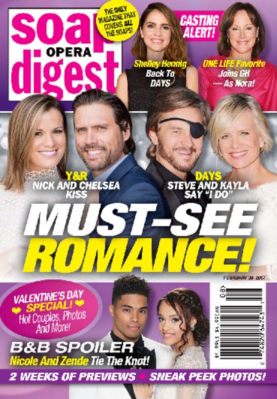 Soap-Opera-Digest February 20, 2017 Issue Cover