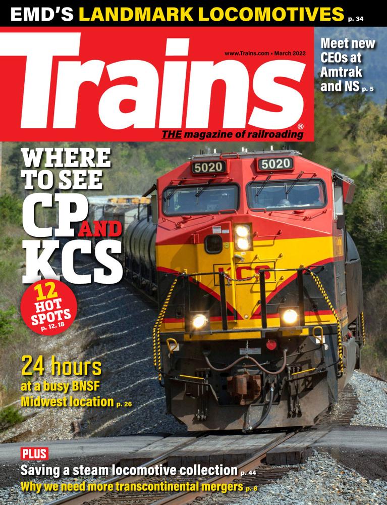 Trains March 01, 2022 Issue Cover