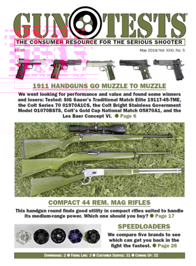 Gun Tests May 01, 2019 Issue Cover
