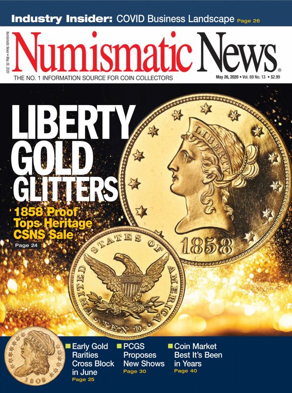 Numismatic-News May 26, 2020 Issue Cover