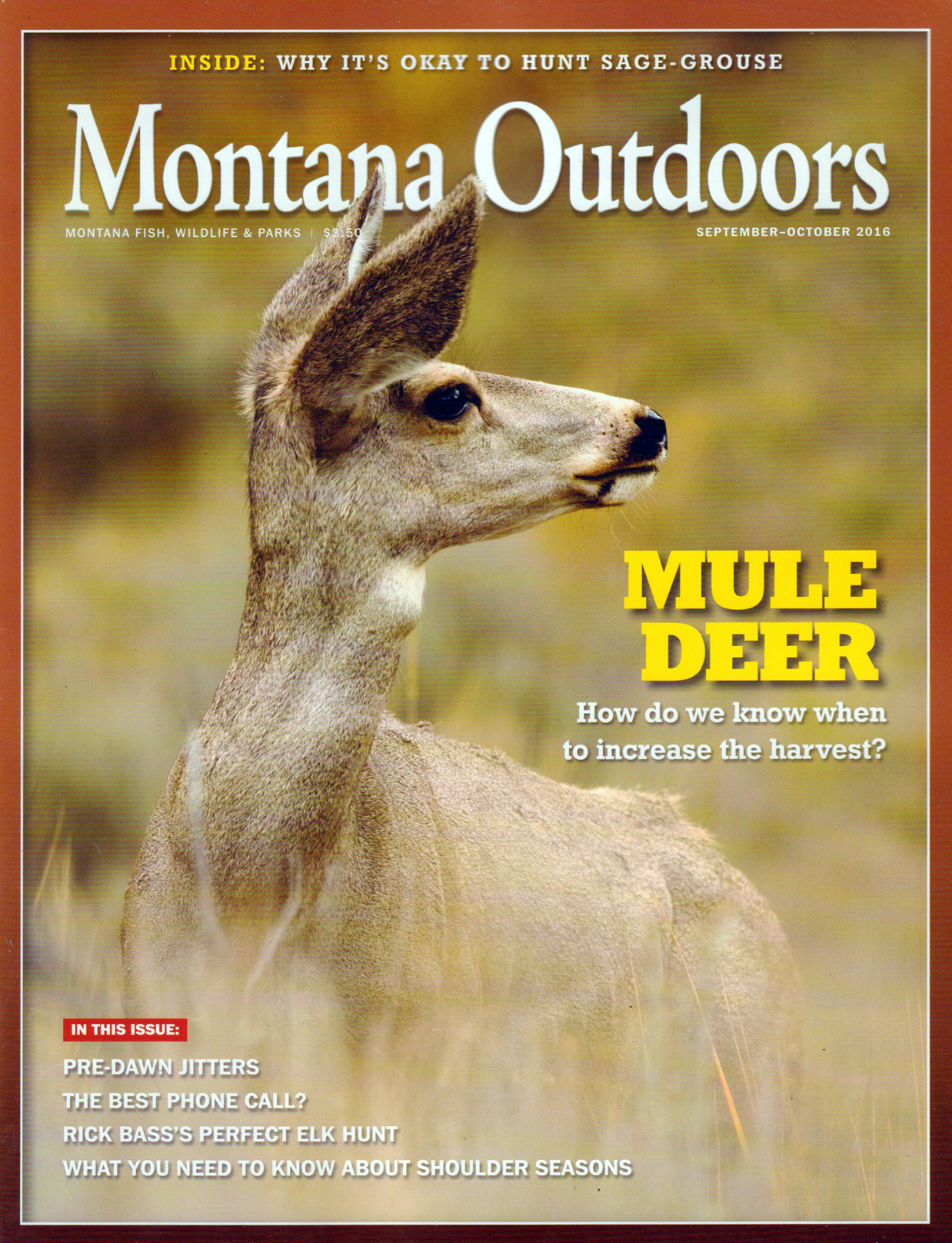 Montana-Outdoors September 01, 2016 Issue Cover