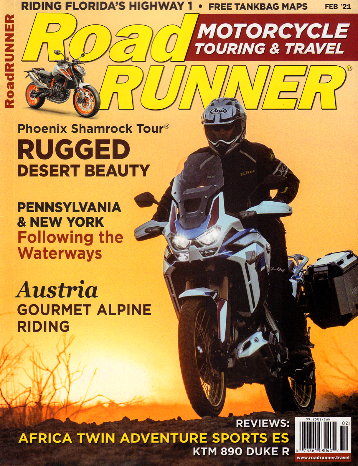 Road-RUNNER-Motorcycle-and-Touring February 01, 2021 Issue Cover