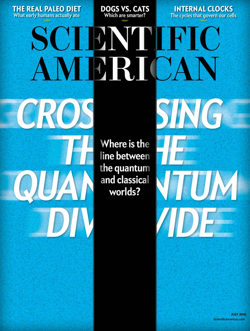 Scientific-American July 01, 2018 Issue Cover