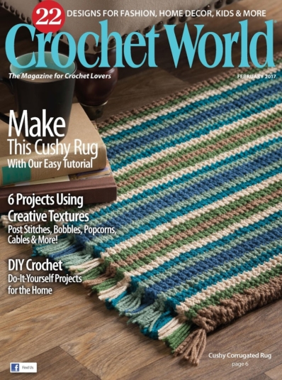 Crochet World February 01, 2017 Issue Cover