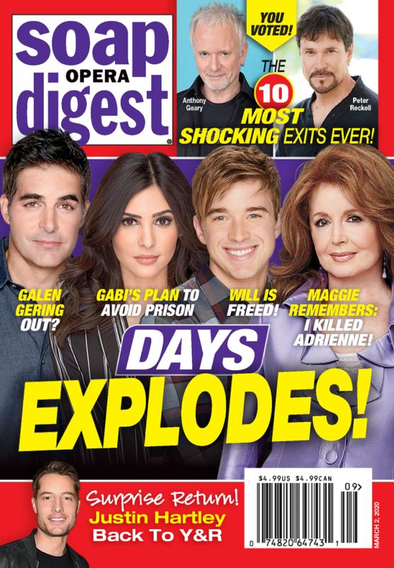 Soap-Opera-Digest March 02, 2020 Issue Cover
