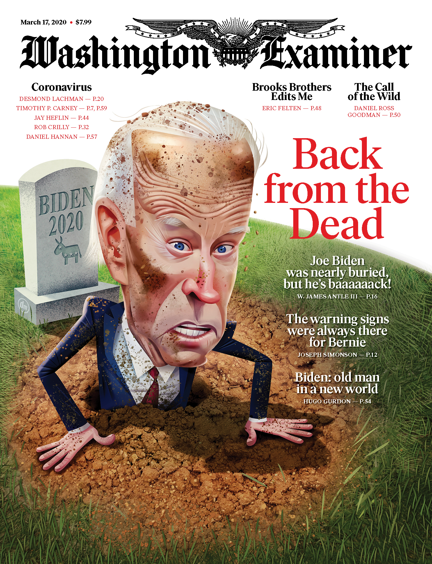 Washington-Examiner March 17, 2020 Issue Cover