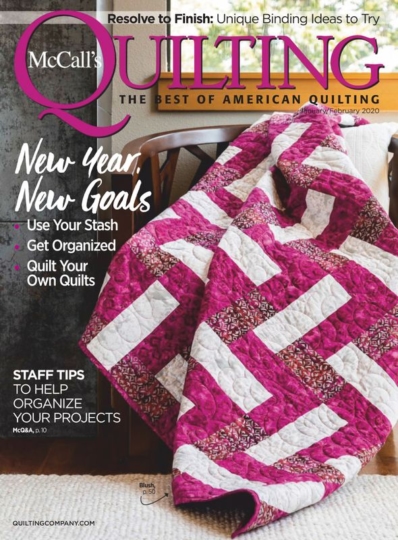 McCall's Quilting January 01, 2020 Issue Cover