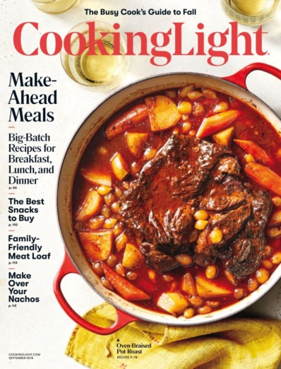 Cooking Light September 01, 2018 Issue Cover