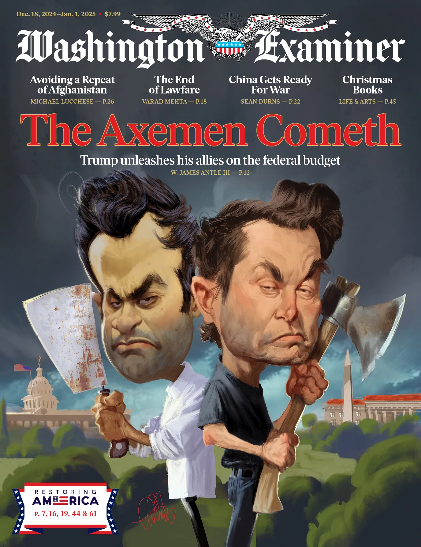Washington-Examiner December 18, 2024 Issue Cover