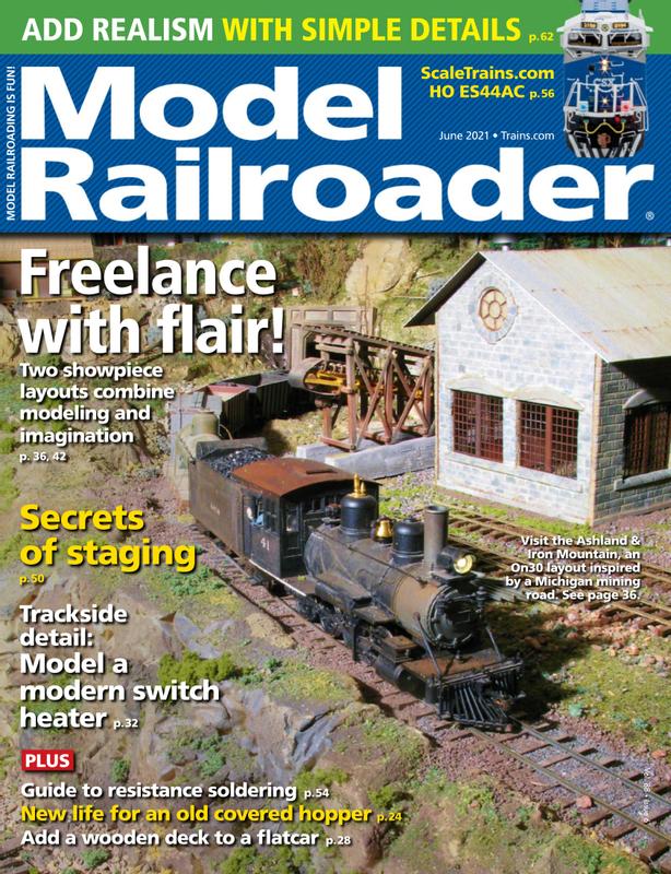 model-railroader June 01, 2021 Issue Cover