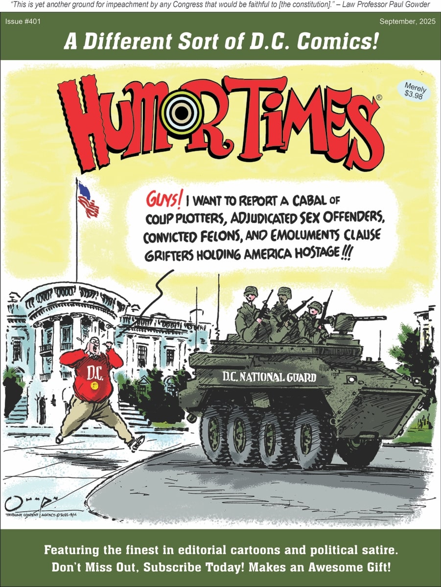 Humor-Times September 01, 2025 Issue Cover