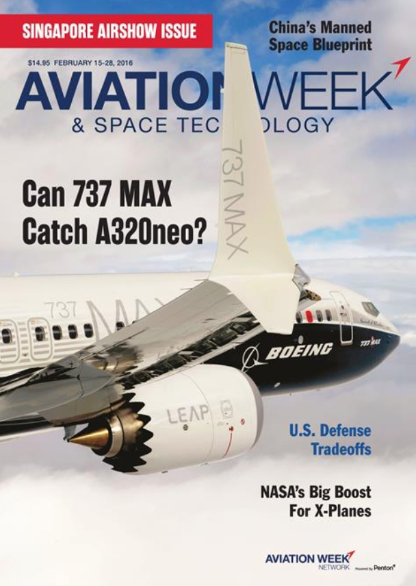 Aviation-Week-and-Space-Technology February 15, 2016 Issue Cover