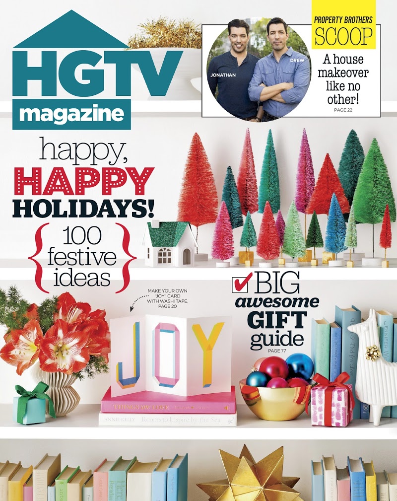 HGTV December 01, 2017 Issue Cover