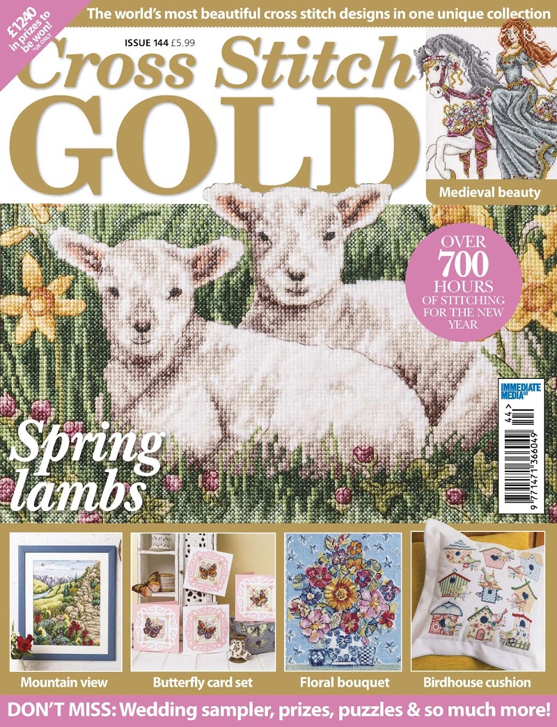 Cross-Stitch-Gold January 01, 2018 Issue Cover