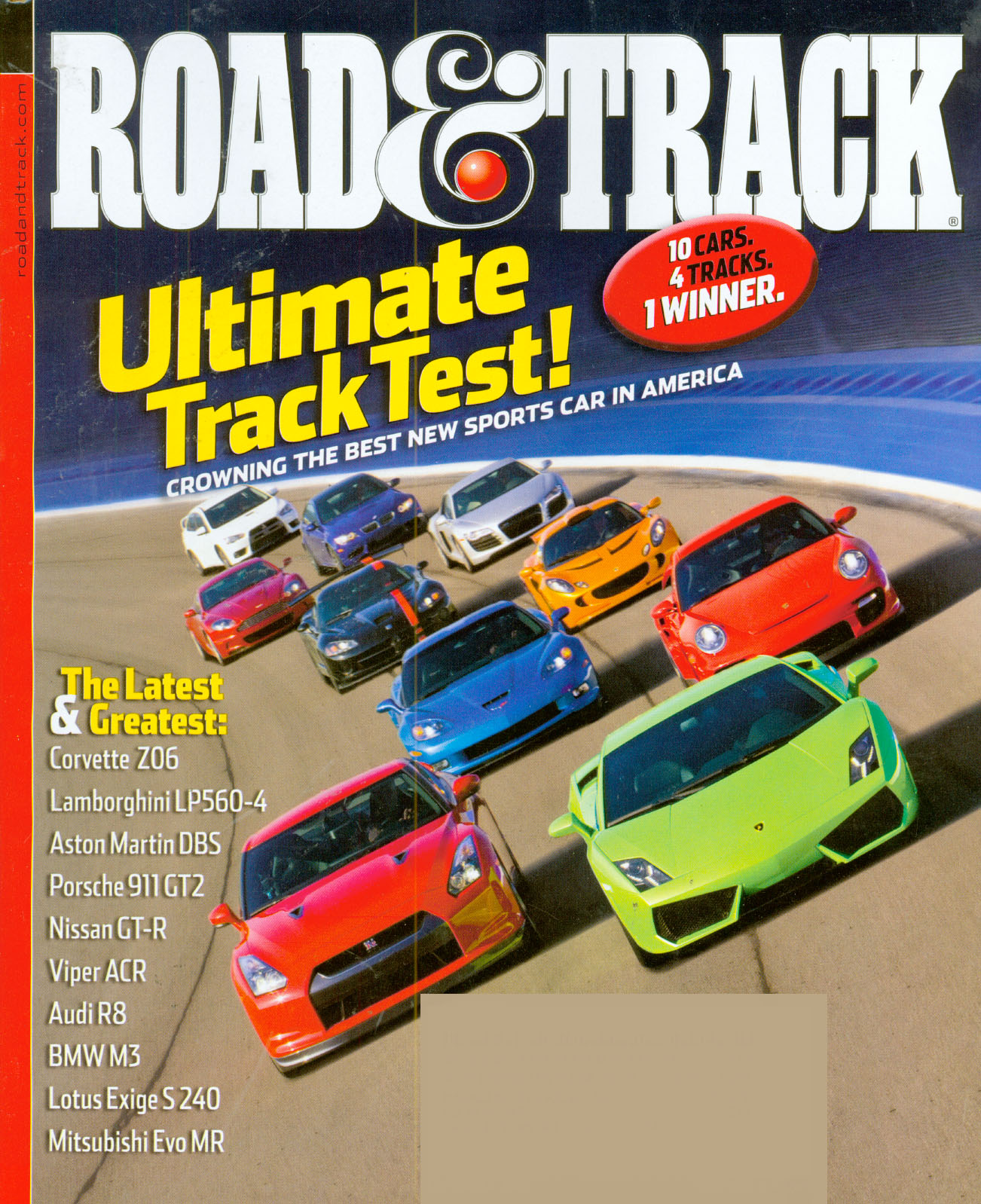 Road-and-Track September 01, 2008 Issue Cover