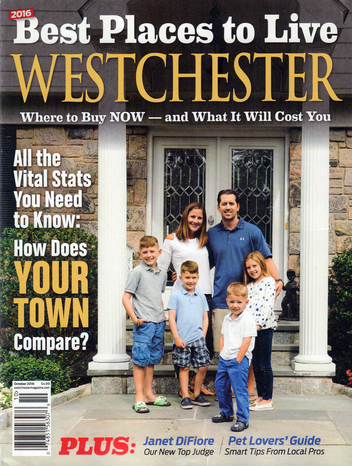 Westchester-Magazine October 01, 2016 Issue Cover