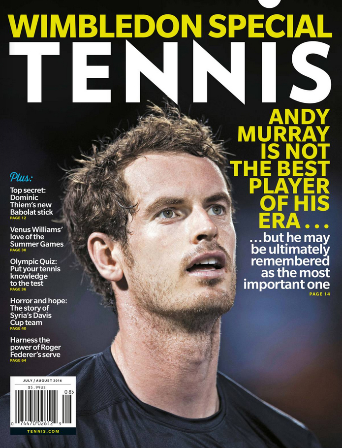 Tennis-Magazine July 01, 2016 Issue Cover