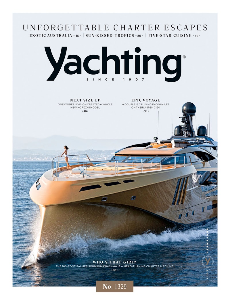 yachting September 01, 2017 Issue Cover