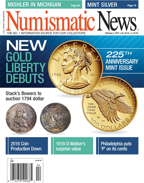 Numismatic-News February 07, 2017 Issue Cover