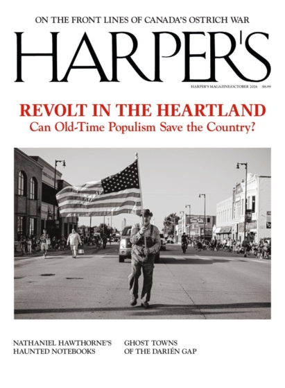 Harper's October 01, 2026 Issue Cover