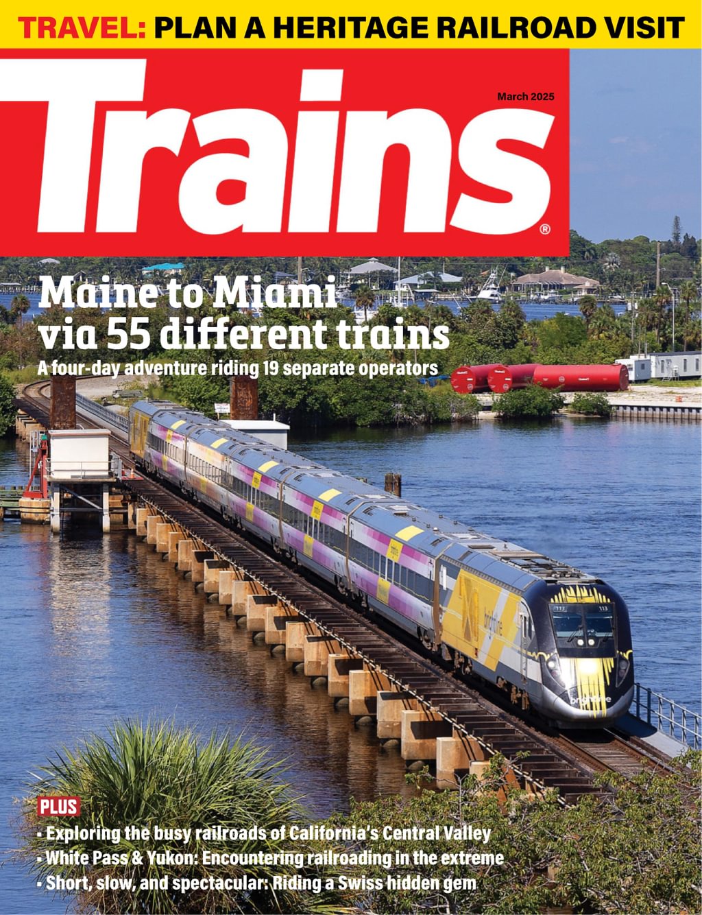 Trains March 01, 2025 Issue Cover